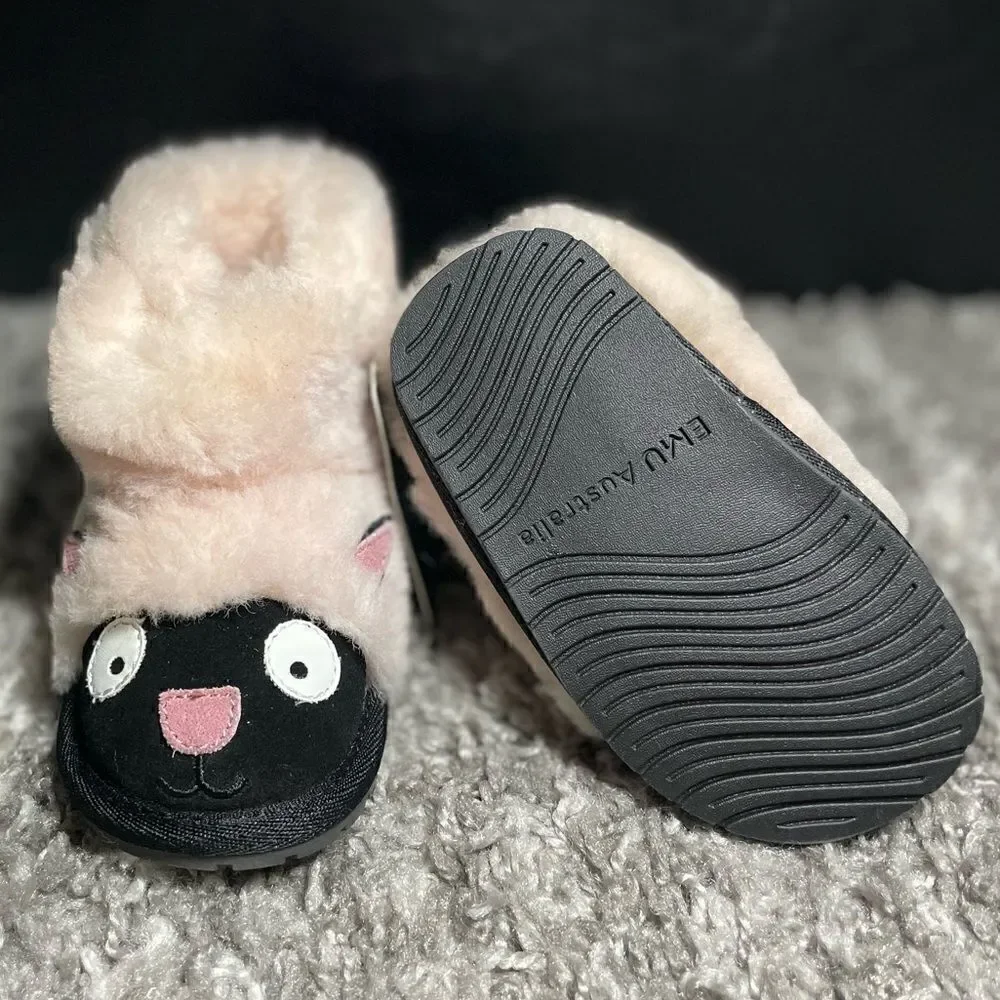NIB EMU Australia Kids Lamb Walker Boots